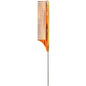 Tortoise shell C55P Pin Tail Tortoise Hair Comb by Pasteur Pharmacy, 8.5 inches long, with fine teeth and a tapered pin tail.