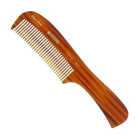 Kent handmade wet hair comb for thick, coarse hair by Pasteur Pharmacy, featuring sturdy teeth and a classic design.