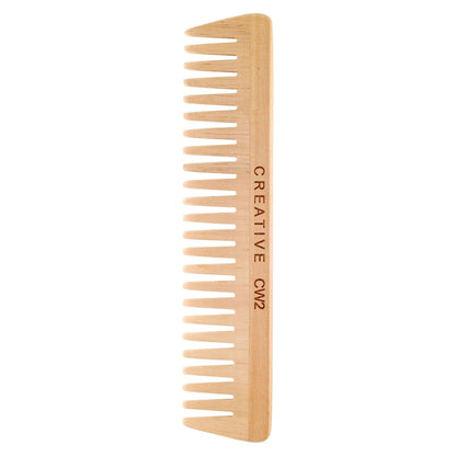 Birch wood hair combs by Pasteur Pharmacy featuring smooth, natural wooden teeth for gentle hair detangling and styling.