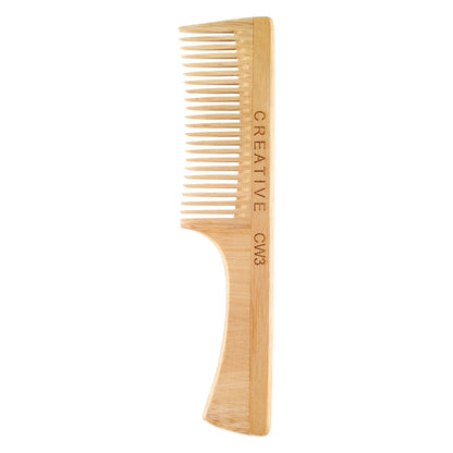Birch wood hair combs by Pasteur Pharmacy, natural wooden hair grooming tools with fine teeth for gentle detangling.