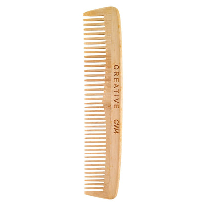 Birch wood hair combs from Pasteur Pharmacy, natural wooden hair combs for gentle detangling and styling.