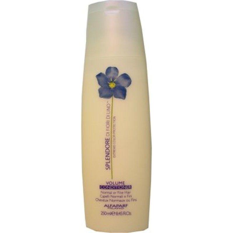 Alfaparf Milano Splendore Volume Conditioner for normal or fine hair in 250ml bottle, moisturizing hair care product.
