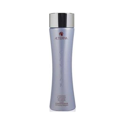 Alterna Caviar Anti-Aging Seasilk Red Conditioner in 8.5oz bottle, nourishing hair conditioner for anti-aging and vibrant shine