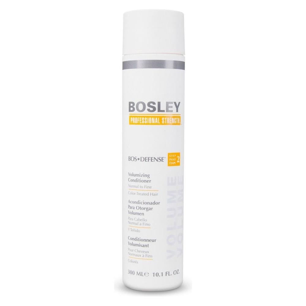 Bosley Bos-defense Step 2 Volumizing Hair Conditioner by Pasteur Pharmacy, 10.1 oz bottle, smooth and volumize hair.