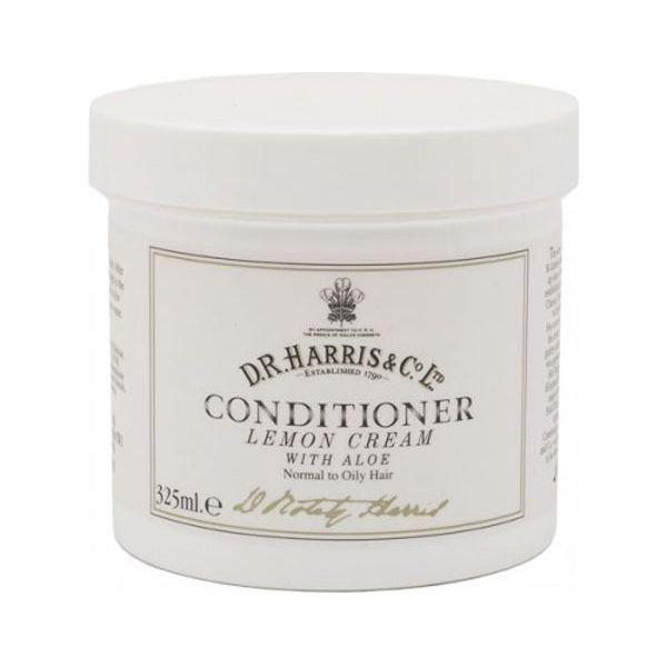 D. R. Harris & Co Lemon Cream Hair Conditioner in 325ml bottle, creamy formula for nourishing hair, made by Pasteur Pharmacy