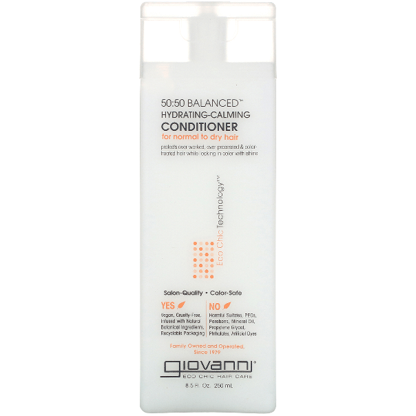 Giovanni 50:50 Balanced Hair Remoisturizer Conditioner 8.5 fl oz bottle, natural hair care product from Pasteur Pharmacy