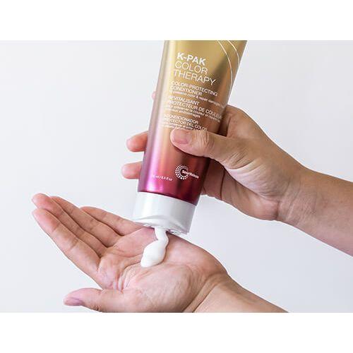Joico K-PAK Color Therapy color-protecting hair conditioner in 8.5 oz bottle, designed to nourish and preserve hair color.