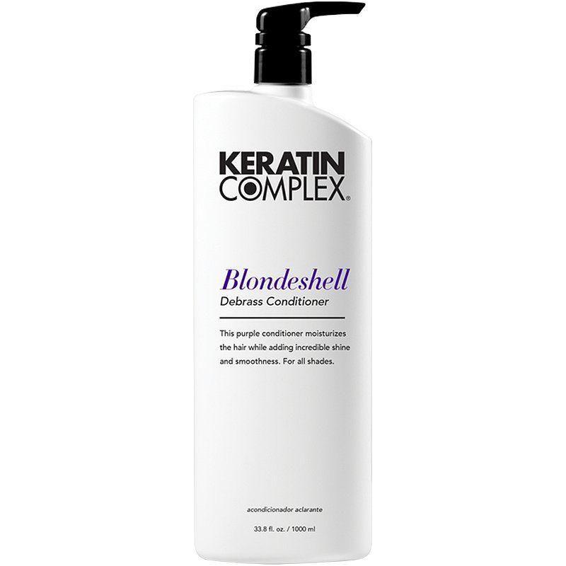 Keratin Complex Blondeshell Conditioner by Pasteur Pharmacy, 33.8 fl oz, nourishing hair conditioner for blonde hair care.