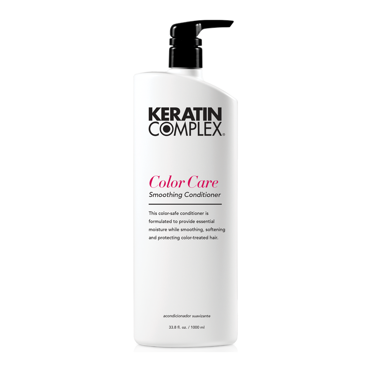 Keratin Complex Color Care Smoothing Conditioner by Pasteur Pharmacy, 33.8 oz, for nourishing and frizz control hair conditioner