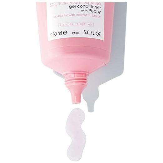 Klorane Soothing Sensitive Scalp Conditioner with organic peony, 5 oz, for gentle hair care and scalp soothing.