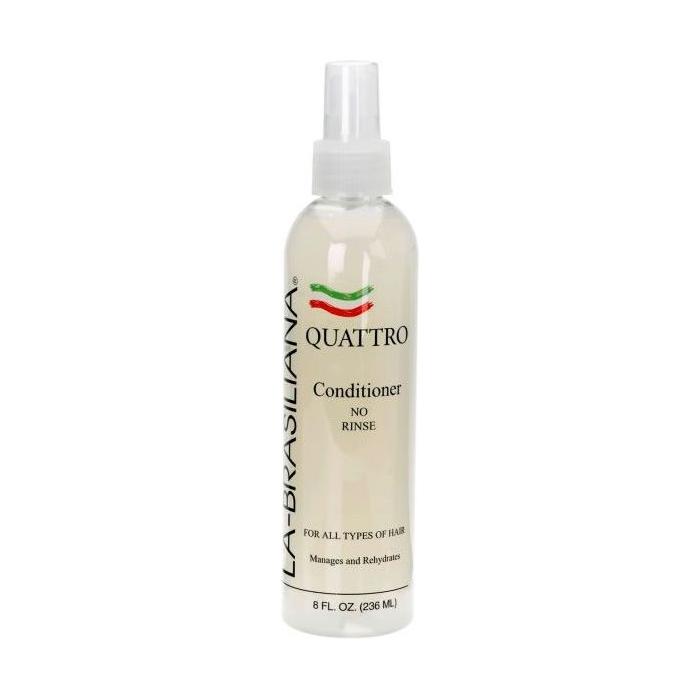 Pasteur Pharmacy La Brasiliana Quattro No Rinse Conditioner 4oz bottle, creamy hair conditioner for smooth, manageable hair.