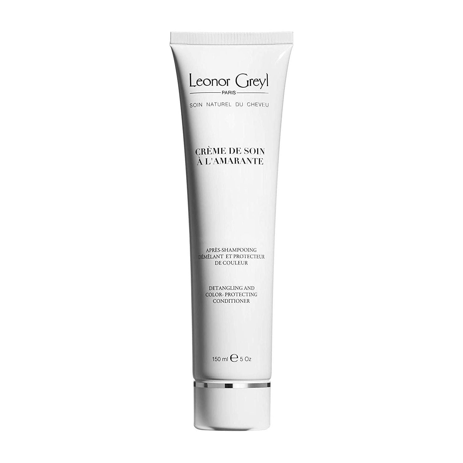Leonor Greyl Creme de Soin à l'Amarante hair conditioner in a 5 oz bottle, nourishing and restoring for healthy hair.