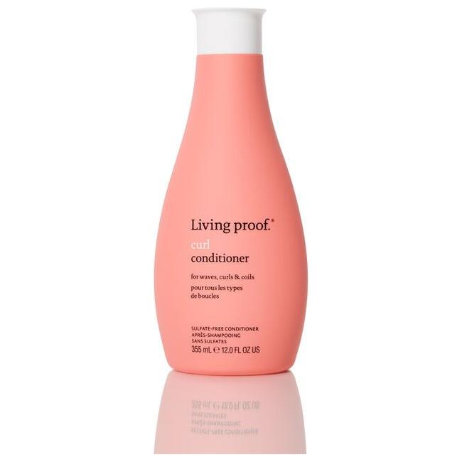 Living Proof Curl Conditioner in a 12 oz bottle, hydrating hair conditioner for defined, frizz-free curls.