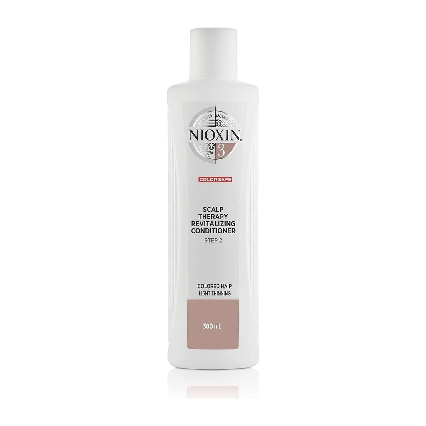 Nioxin Scalp Therapy Conditioner for fine, chemically treated hair in 10.1 oz bottle, natural hair care product by Pasteur Pharmacy