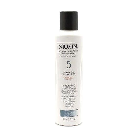 Nioxin Scalp Therapy System 5 Conditioner, 5.07 fl oz, nourishing hair conditioner for scalp health and thinning hair.
