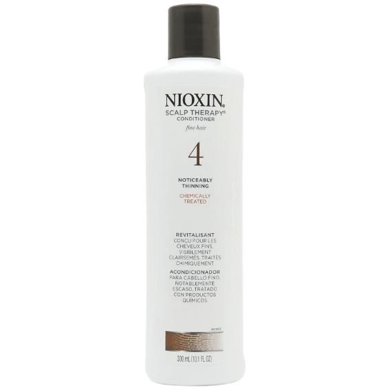 Nioxin System 4 Scalp Therapy Conditioner for fine hair in 10.1 oz bottle, nourishing hair and scalp care by Pasteur Pharmacy