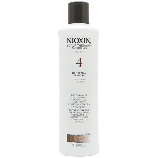 Nioxin System 4 Scalp Therapy Conditioner for fine hair in 10.1 oz bottle, nourishing hair and scalp care by Pasteur Pharmacy