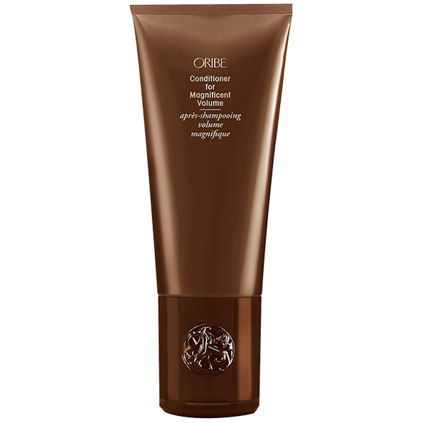 Oribe Conditioner for Magnificent Volume 200 ml, a hair conditioner in a sleek bottle, designed to add volume and fullness to hair.