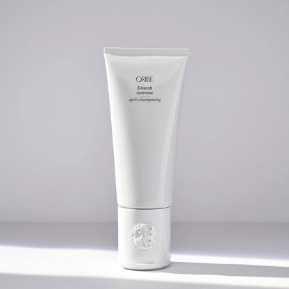 Oribe Silverati Hair Conditioner in a 200ml bottle, nourishing silver hair with a smooth, conditioning formula