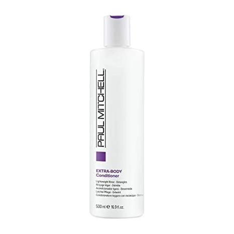 Paul Mitchell Extra Body Daily Rinse hair conditioner in a 500ml bottle, designed to add volume and body to hair.