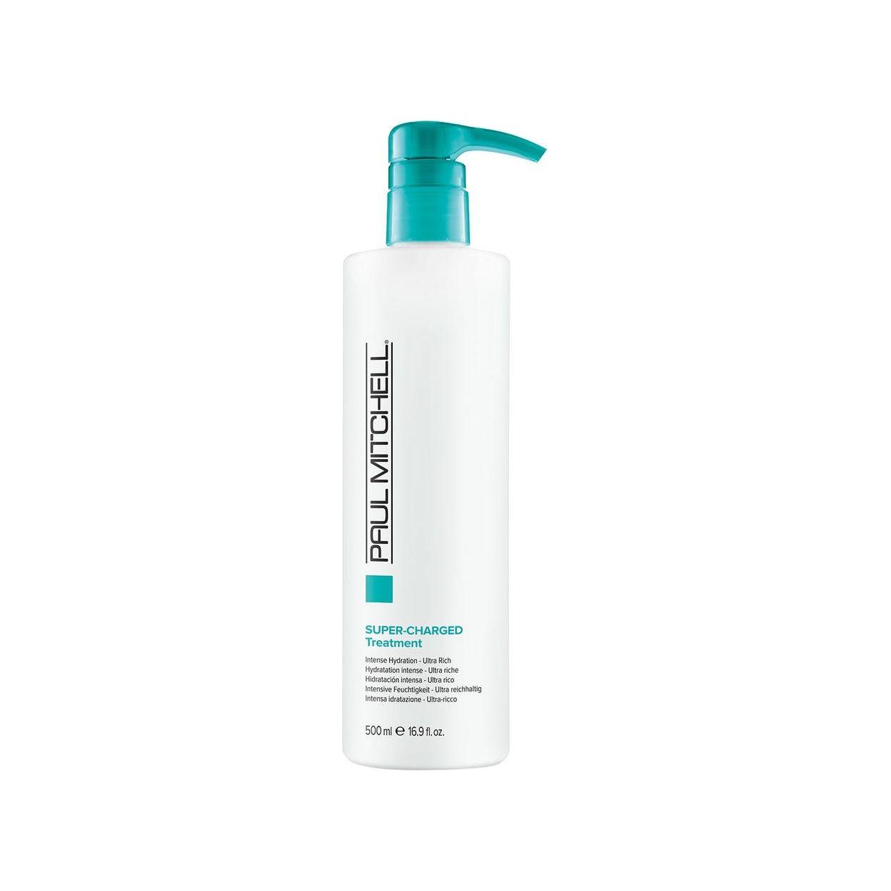 Paul Mitchell Super Charged Moisturizing Hair Conditioner in 16.9 oz bottle, designed to hydrate and nourish hair.