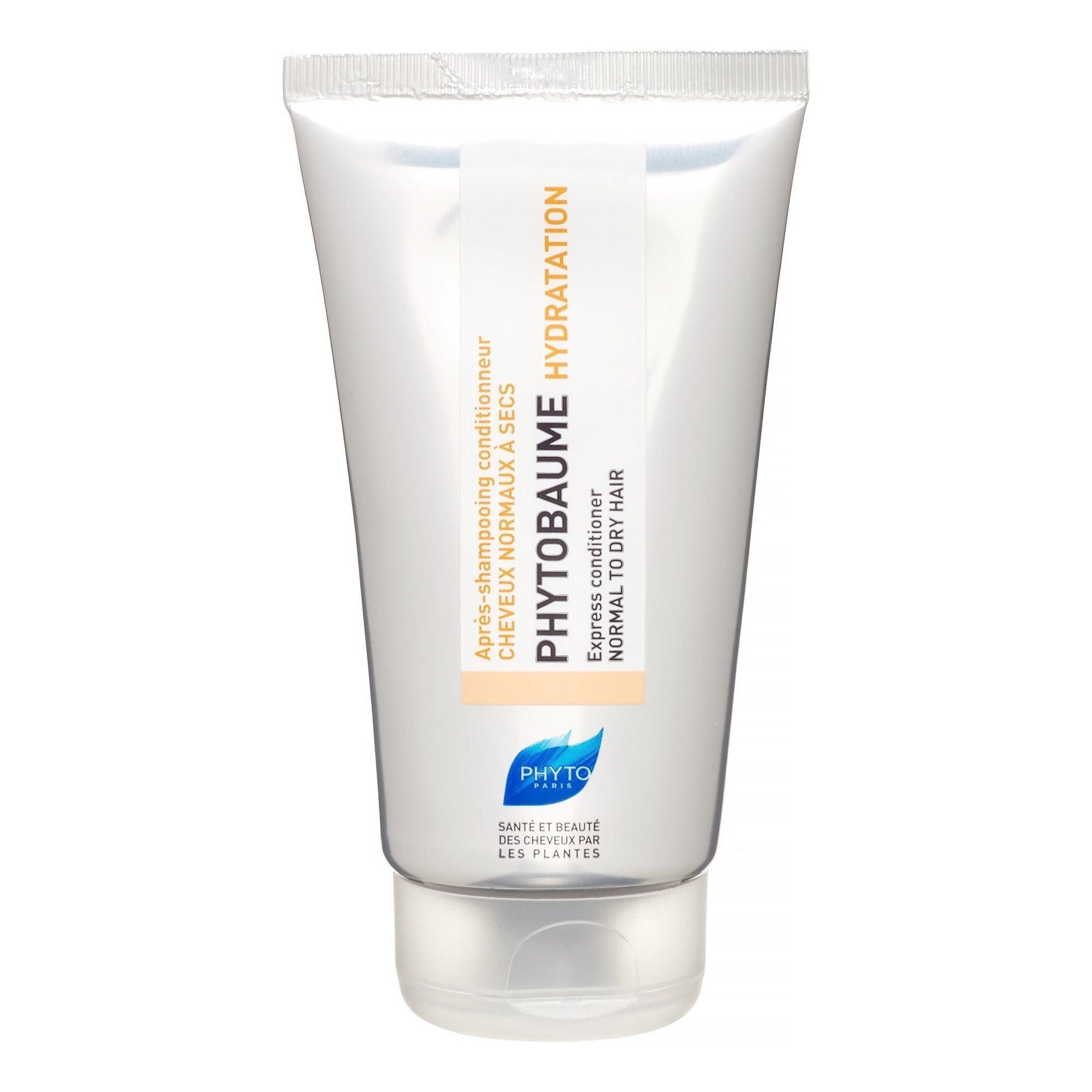 Phyto Phytobaume Hydration Express Conditioner 5.1 oz for nourishing hair, shown in a sleek bottle on a white background.