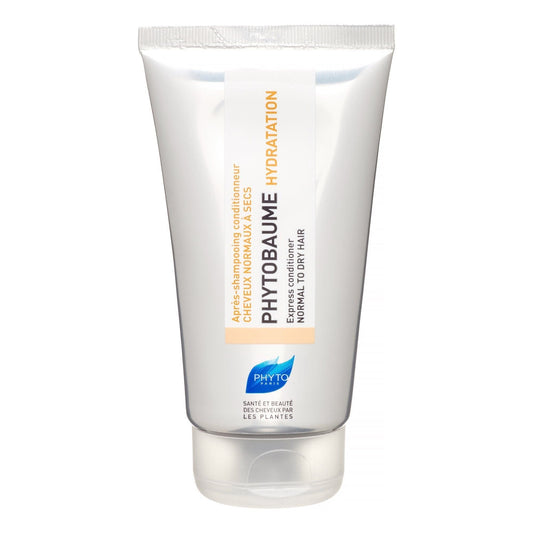 Phyto Phytobaume Hydration Express Conditioner 5.1 oz for nourishing hair, shown in a sleek bottle on a white background.
