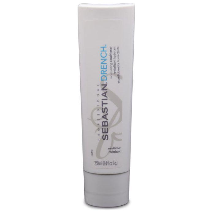 Sebastian Drench Moisturizing Hair Conditioner in 8.4 oz bottle, designed to hydrate and nourish hair with natural ingredients.