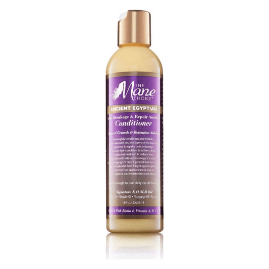 The Mane Choice Ancient Egyptian Hair Conditioner in an 8 oz bottle, moisturizing and nourishing hair.