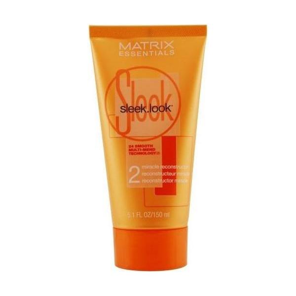Matrix Sleek Look Miracle Reconstructor Hair Cream from Pasteur Pharmacy, 150ml, smooths and revitalizes damaged hair.