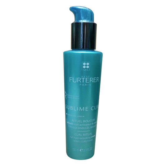 Rene Furterer Sublime Curl nutri-activating hair cream in 100ml jar, designed to define and nourish curly hair.