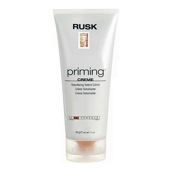 Rusk Priming Creme Resurfacing Texture Creme for hair, 5.3oz, by Pasteur Pharmacy, showing the jar with product label.