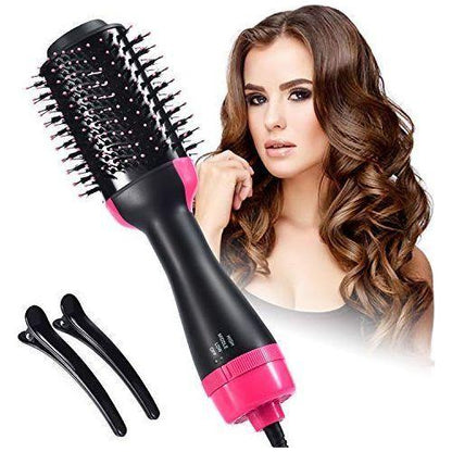 Gold N Hot Professional Onestep Hair Dryer and Volumizer Hot Air Brush, featuring a sleek gold design and ergonomic handle.