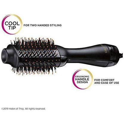 Gold N Hot Professional Onestep Hair Dryer & Volumizer Hot Air Brush for smooth, voluminous hair styling.