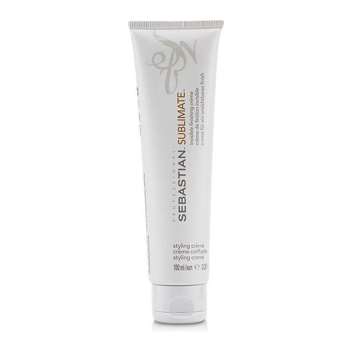 Sebastian Sublimate Invisible Finishing Crème in 3.38oz jar, a hair finishing crème with a smooth, invisible formula for a polished look