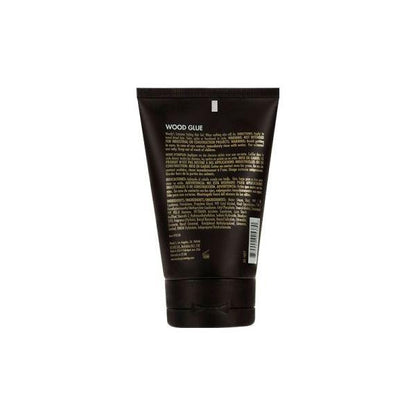Woody's For Men Wood Glue Extreme Styling Hair Gel 4 oz jar showing the gel container with branding and product label