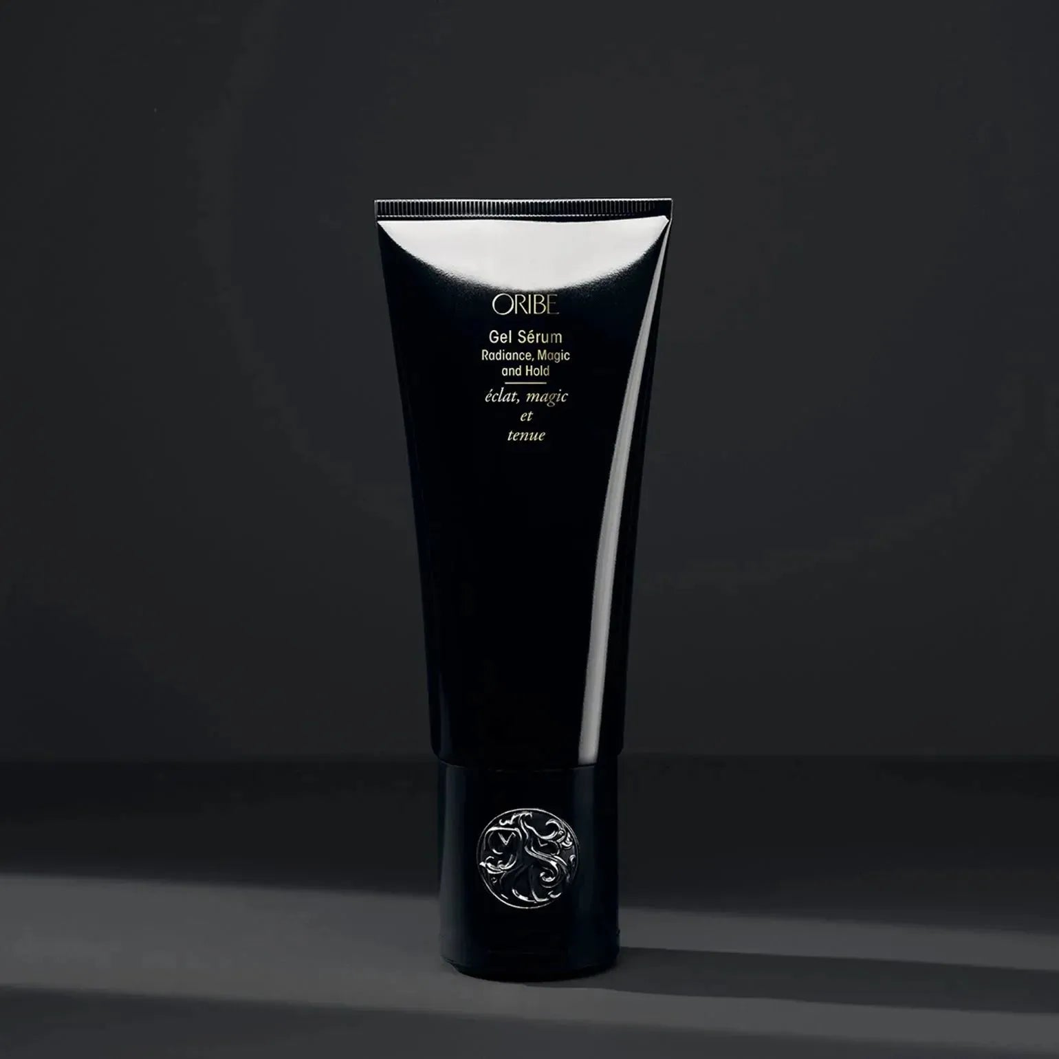 Oribe Gel Serum Radiance, Magic & Hold for hair, 150ml bottle, smooth and shine-enhancing hair gel serum.
