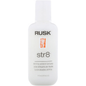 Pasteur Pharmacy Rusk Str8 Anti-Frizz and Anti-Curl Hair Lotion, 6 fl oz, in a pump bottle with clear labeling.