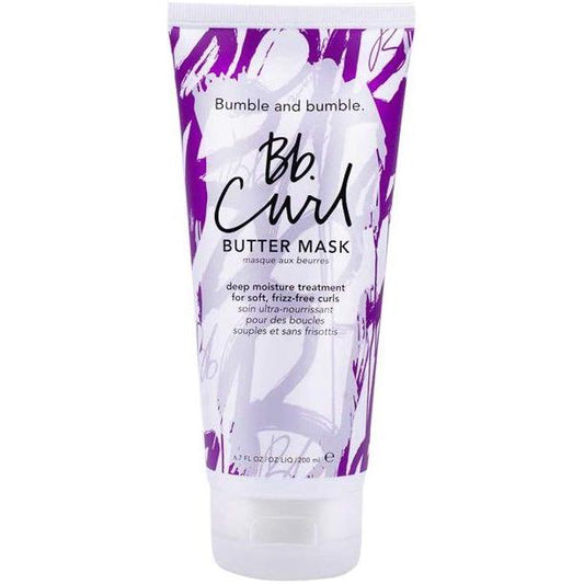 Bumble and Bumble Curl Butter Mask 200ml hair mask in a jar, designed for curly hair hydration and curl definition.