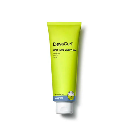 DevaCurl Mel Into Moisture Treatment Hair Mask in 8 oz jar, hydrating and nourishing for curly hair, by Pasteur Pharmacy
