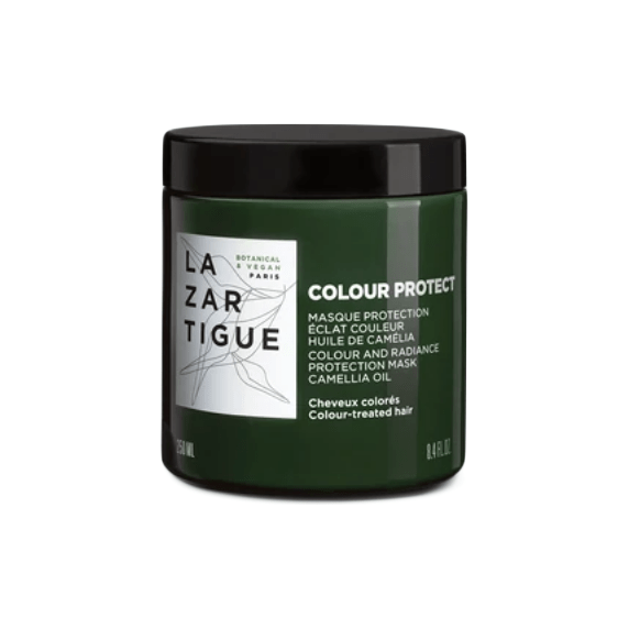Lazartigue Color Protect Hair Mask in 250ml jar, designed to nourish and preserve vibrant hair color