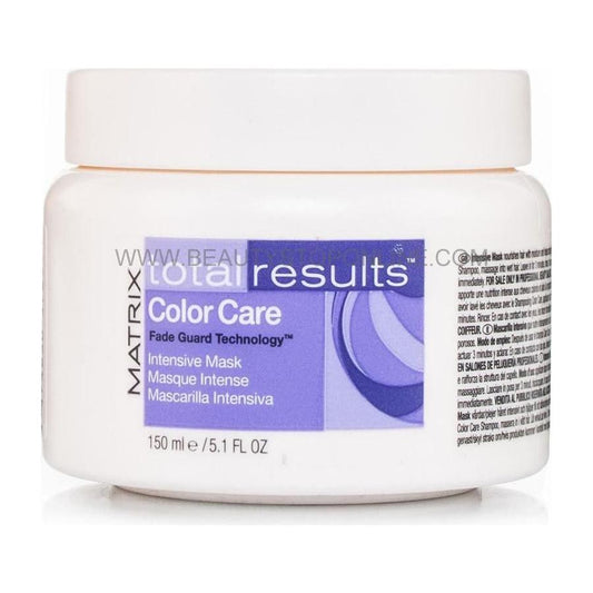 Matrix Total Results Color Care Intensive Hair Mask in a 5.1 oz jar, designed to nourish and protect colored hair.