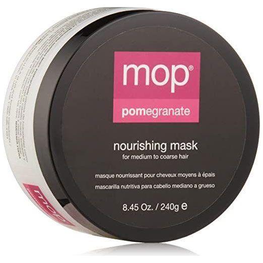 Pasteur Pharmacy MOP Pomegranate Nourishing Hair Mask 8.45 oz, creamy treatment for deep hydration and healthy hair.