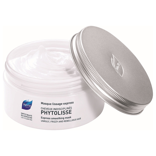 Phyto Phytolisse Express Smoothing Hair Mask in 6.7 oz, nourishing treatment for smooth, shiny hair.