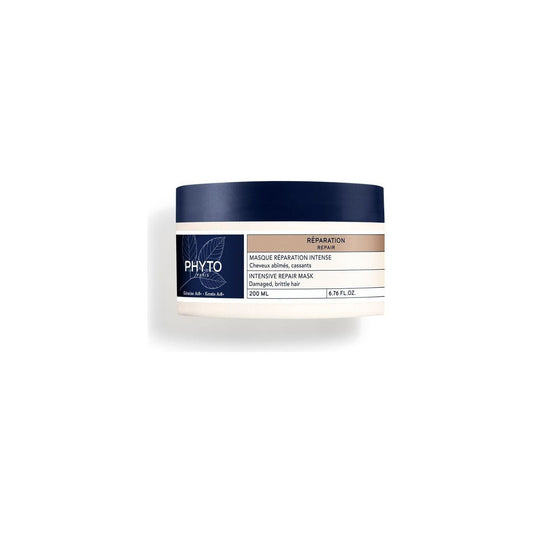 Pasteur Pharmacy Phyto Repair Intensive Hair Mask in 200ml jar showing creamy texture and product label.