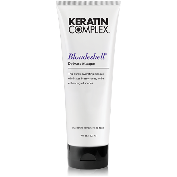 Keratin Complex Blondeshell Hair Masque by Pasteur Pharmacy, deep keratin treatment for blonde hair in 200ml bottle.