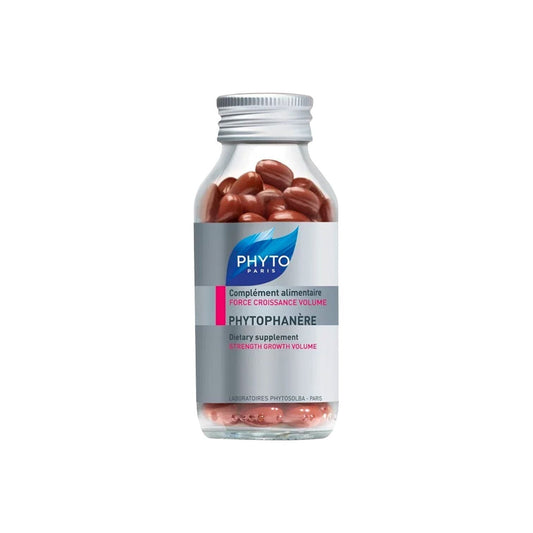 Phyto Phytophanere Hair & Nail Supplements capsules, 120 count, natural hair and nail support supplement by Pasteur Pharmacy.