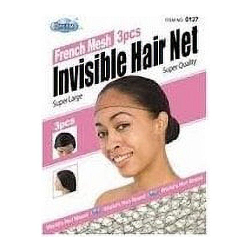 Dream Invisible Hair Net Super Large 3-pack in black by Pasteur Pharmacy, lightweight and discreet for secure hair coverage.