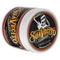 Suavecito Firme Clay Pomade 4 oz hair styling product in a jar, designed for strong hold and textured hairstyles.
