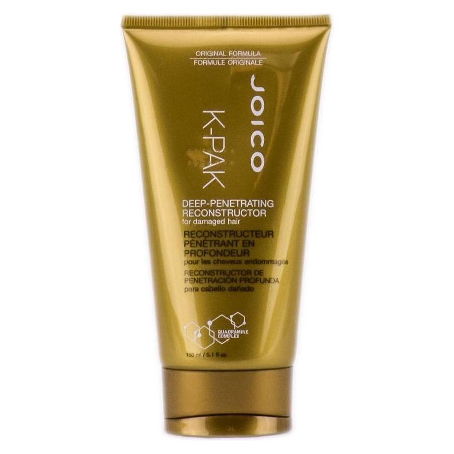 Joico K-Pak Deep Penetrating Reconstructor hair treatment in 5.2 oz jar, restoring and strengthening damaged hair.